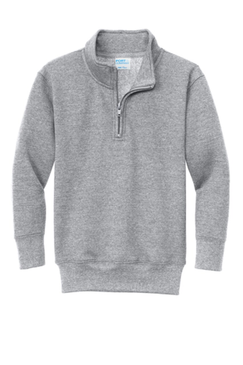 Port & Company® Youth Core Fleece Zip Pullover Long Sleeve Sweatshirt